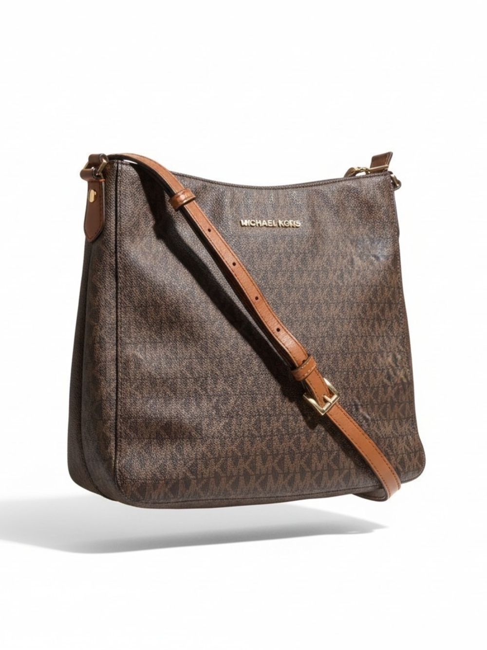 Michael Kors Brown Signature Crossbody Bag